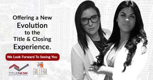 Title Now Wendy Delgado, Managing Partner & Jenny DiGirolamo, Director of Sales & Marketing  Real Estate & Training Courses