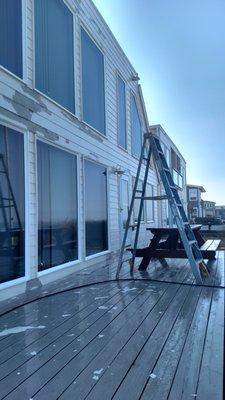 beach front home paint failure repairs