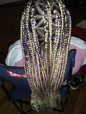 Goddess Box Braids (triangle part) by Ashley B.