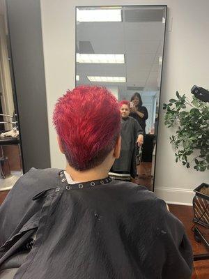 Color blend trendy cut