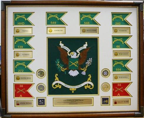 We specialize In Framed Military Awards