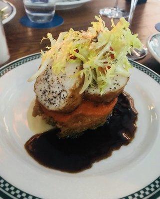 Fried chicken from the small plate selection