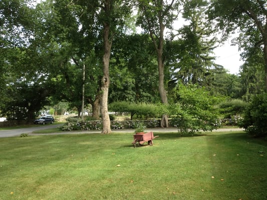 Driveway to main house