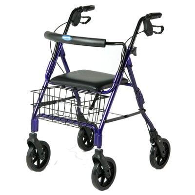 Example of a rollator.