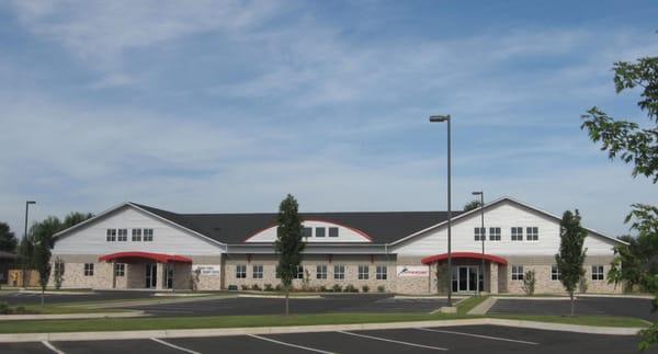 An office/gym for a physical therapist in Conway.