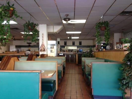 The kitchen/bar of the restaurant