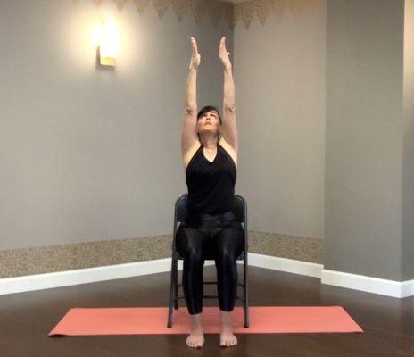 Yajamahe Yoga offers Chair Yoga classes twice a week.