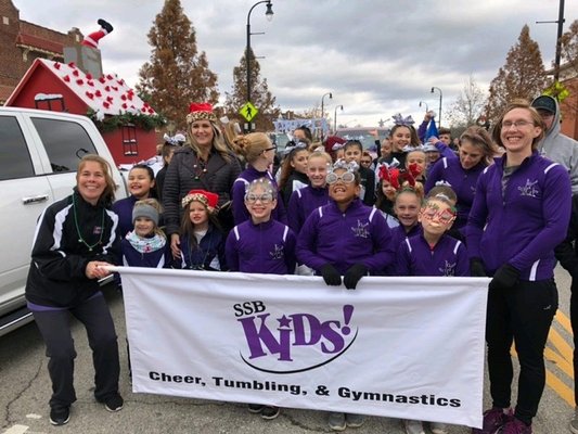 SSB Kids! TCA Cheer Squad & TGA Competition Team at the 2019 Broken Arrow Christmas Parade