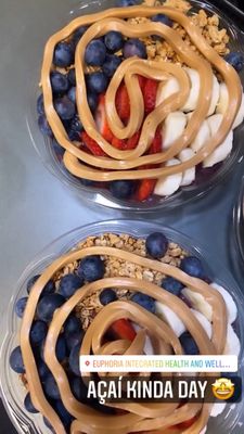 PB Rush açaí bowls!