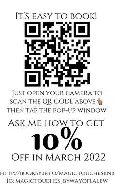 Save 10% in March? Ask me how!