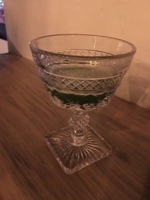 Parsley gin flip