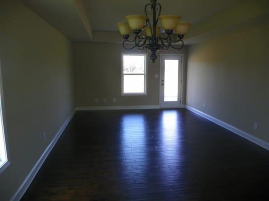 Vaulted ceilings, beautiful hardwoods!!