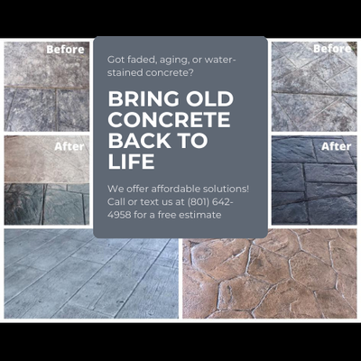 Bring Old Concrete Back to Life With Your Neighborhood Concrete Contractor - Now Servicing Utah County and Salt Lake County