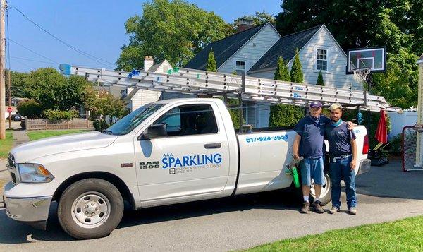 Happy to sparkle up your home anytime! Call us today at 617-924-3653!