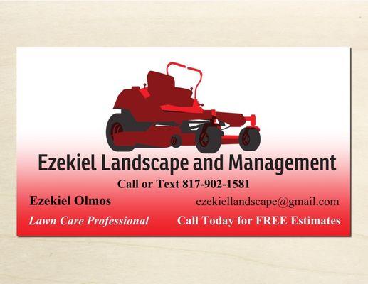 Ezekiel Landscape and Management