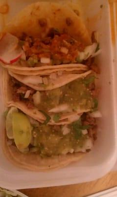 They give some fat tacos for cheap