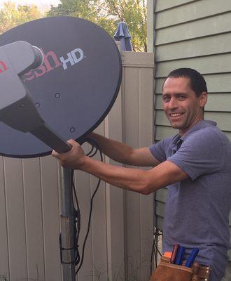 Toby Ferris is co-owner and satellite installation specialist for Hi-Def Communications.