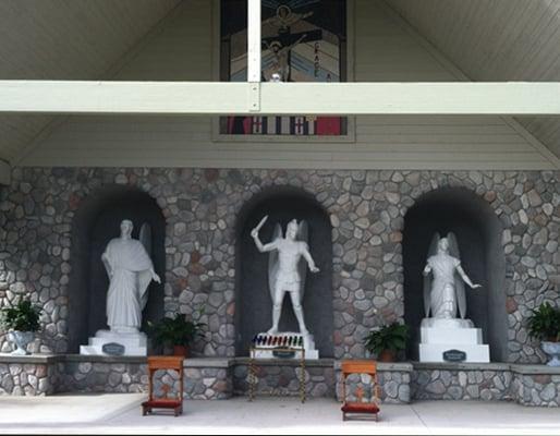 The Archangel Grotto at the Marian Center in Joy Valley, Petoskey, MI