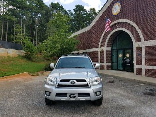 Polish, wax, headlight restoration, carpet shampoo, and more on this 4runner!