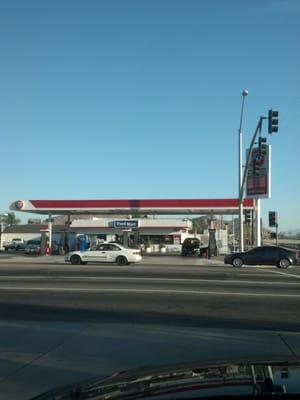 Gas station on the corner of Valley & Citrus just north of the 10 freeway.