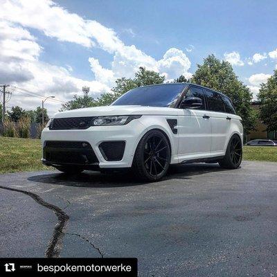 Range Rover SVR  KOKO Kuture 22" wheels and lowering links