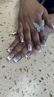 White French tips never go out of style!