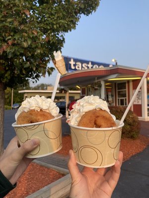 Cider donut sundaes