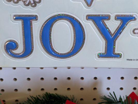 Joy to the world, decor is here