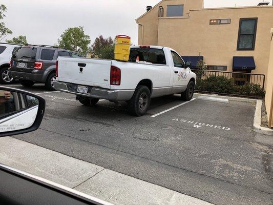 parking in resident parking. They were told today 10/24/18 that they can't park there