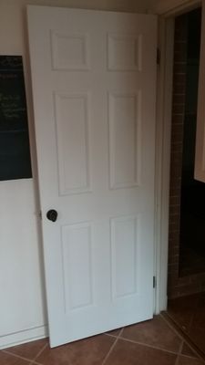 Replaced Door