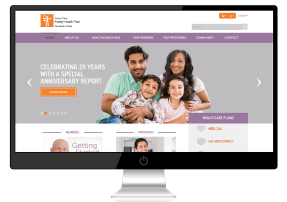 Santa Clara Family Health Plan website