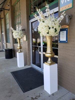 Honored to provide such a beautiful entrance for Amazing Couple!We are M.Amerson Infinite Creation