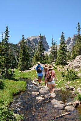 Hike with family and friends in the thousands of breathtaking trails.