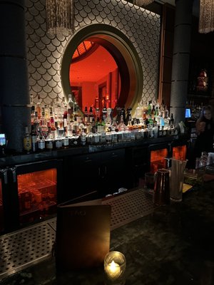 Bar located in the lounge area