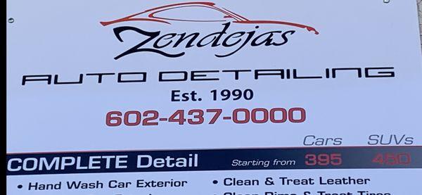 Zendejas Auto Detailing