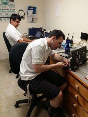 Skilled computer technicians