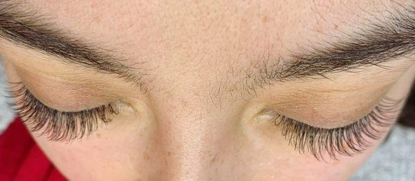 Natural eyelash extensions