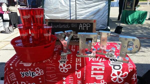 Yelp booth