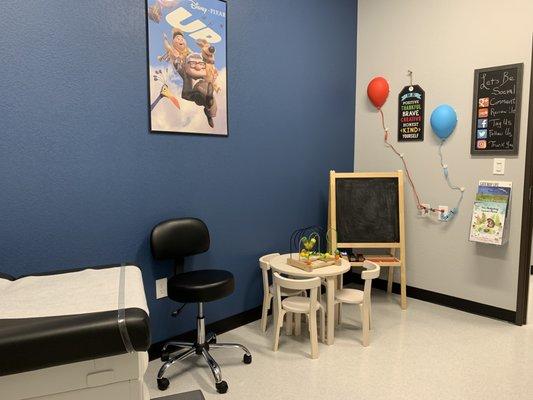 We offer pediatric care, and create a comfortable atmosphere for children.