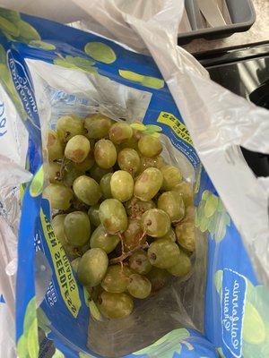 So I guess Walmart pick up felt these rotten grapes were appropriate....