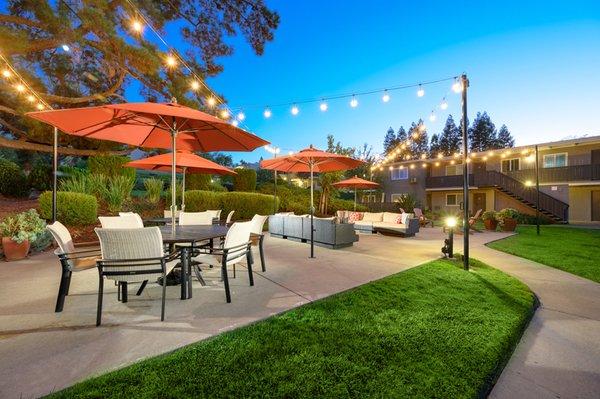 BBQ and Picnic Area at Pleasanton Heights Apartments