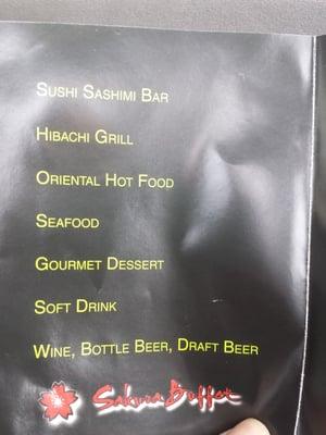 List of good and drinks