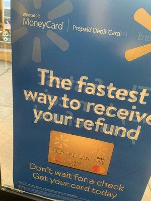 Walmart Money card- Still the fastest way to get your Tax refund