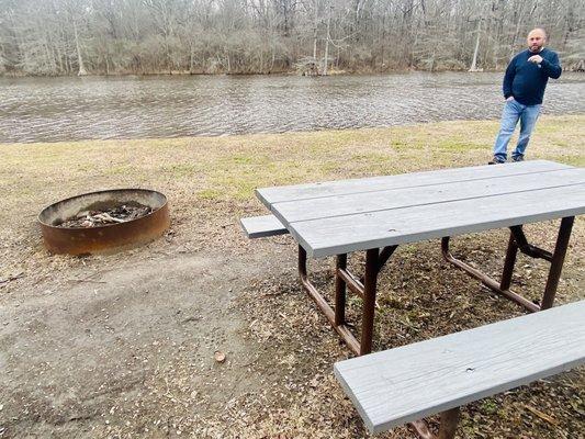 picnic tables & fire rings also...