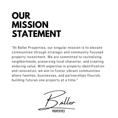 Our Mission Statement.