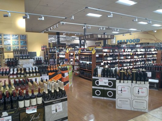 Vast selection of wine!