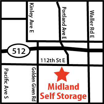 Map to the best storage facility in Tacoma (IMHO)