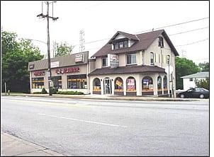 The carpet and flooring store front.