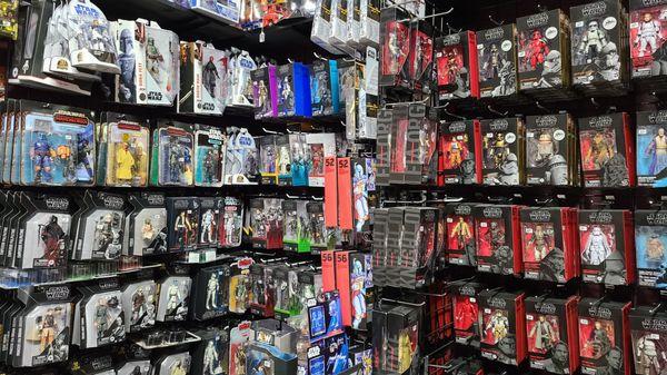 Large Star Wars selection.