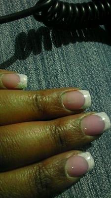 Old pic...9/19/12, no more acrylic on my nails, at least for now